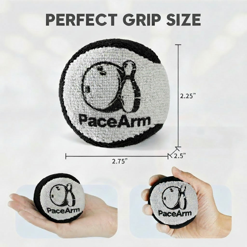 PaceArm Bowling Rosin Bag - Bowling Grip Sack for Hands, Durable Microfiber Rosin Bag, 2.5 Inch, 1-Pack