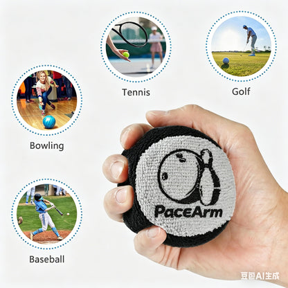 PaceArm Bowling Rosin Bag - Bowling Grip Sack for Hands, Durable Microfiber Rosin Bag, 2.5 Inch, 1-Pack
