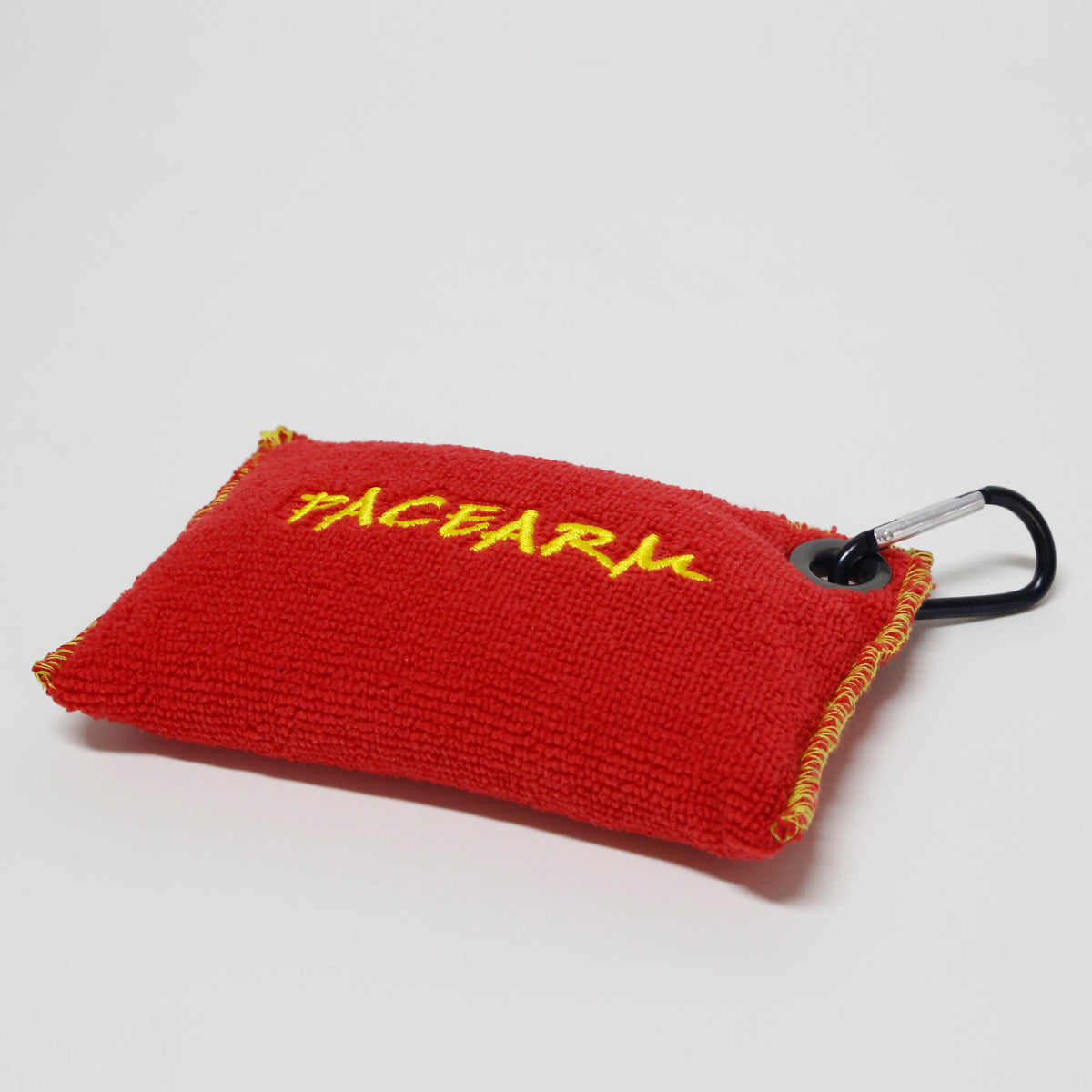 PaceArm Bowling Square Rosin Bag | Hand Drying Powder Bag for Bowlers | Square with Keychain | Absorbs Moisture, Improves Ball Grip & Keeps Hands Dry | Enhances Consistency, Control & Release